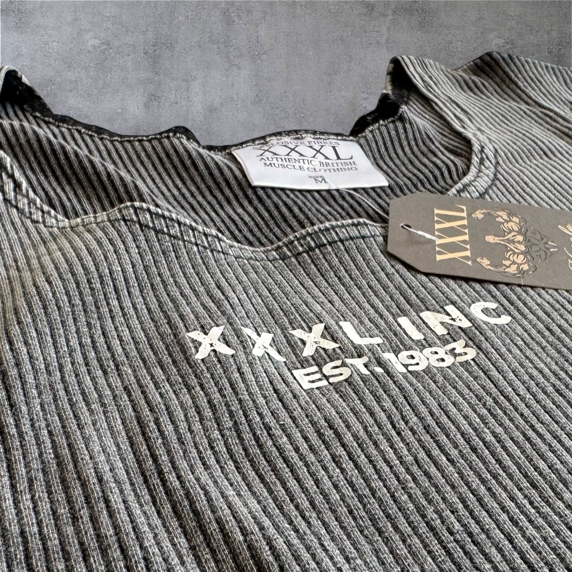 Stretch Sleeveless T - Stonewash Black