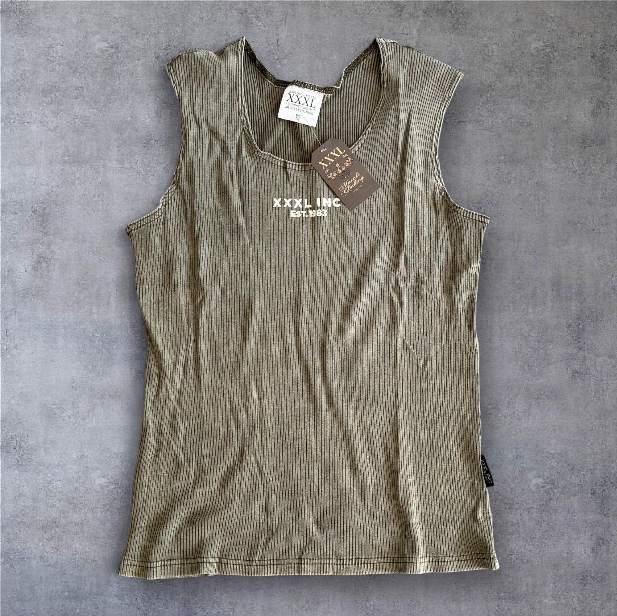 Stretch Sleeveless T - Stonewash Olive