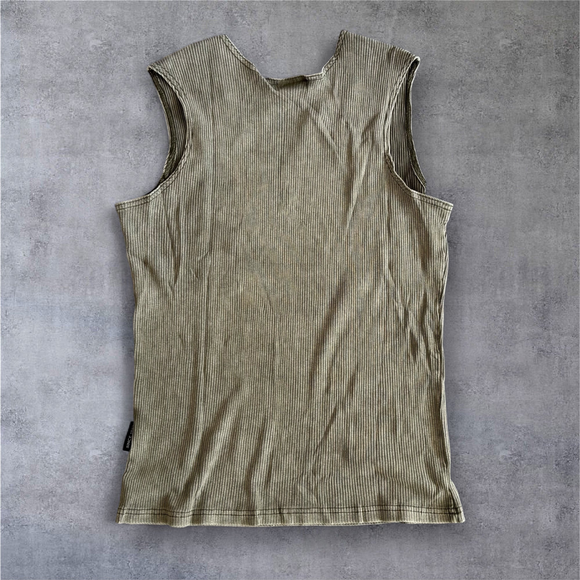 Stretch Sleeveless T - Stonewash Olive