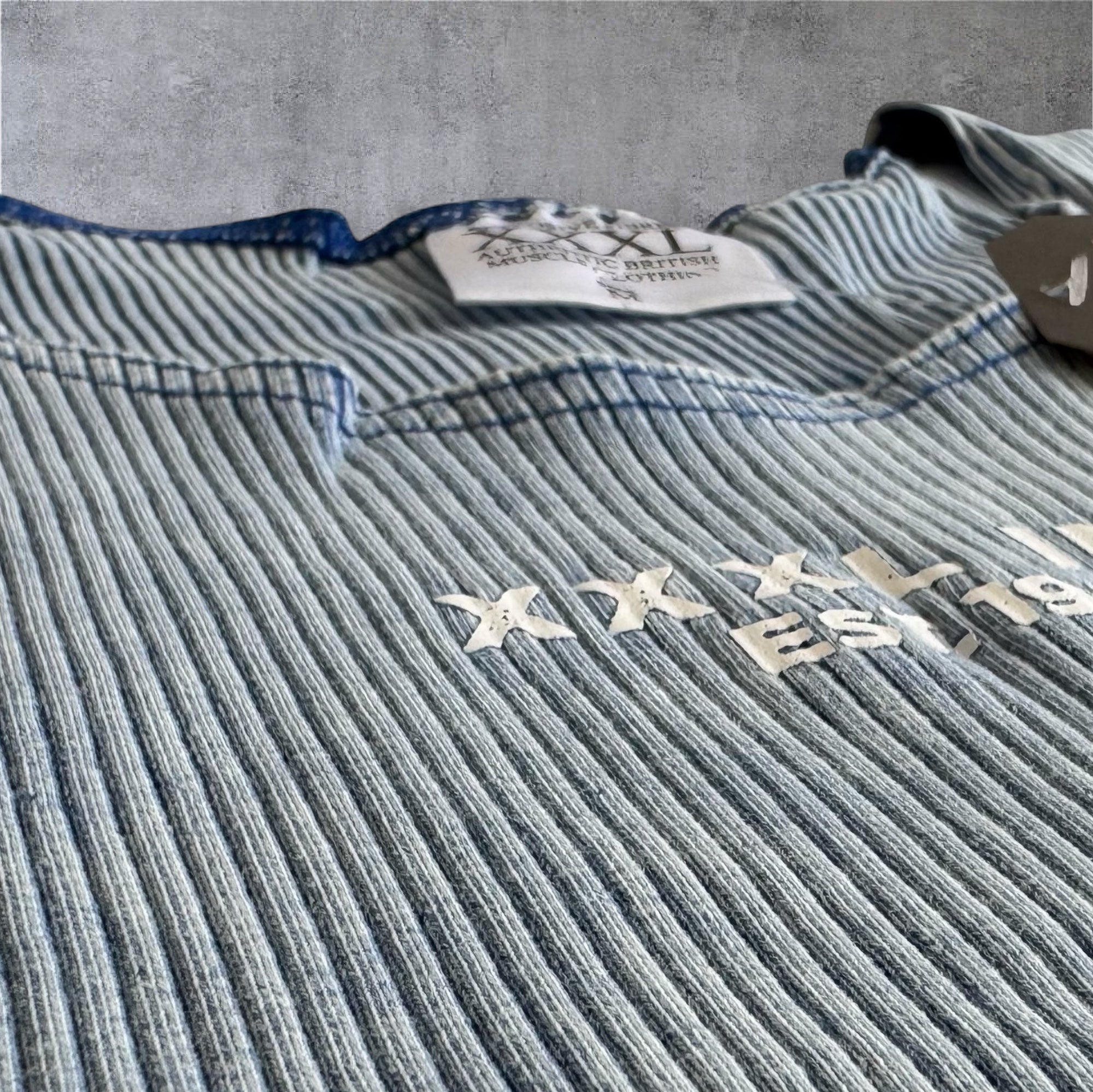 Stretch Sleeveless T - Stonewash Denim