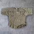 "XXXL INC" 3/4 sleeve  Rag Top - Stonewash Olive