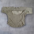 "XXXL INC" 3/4 sleeve  Rag Top - Stonewash Olive