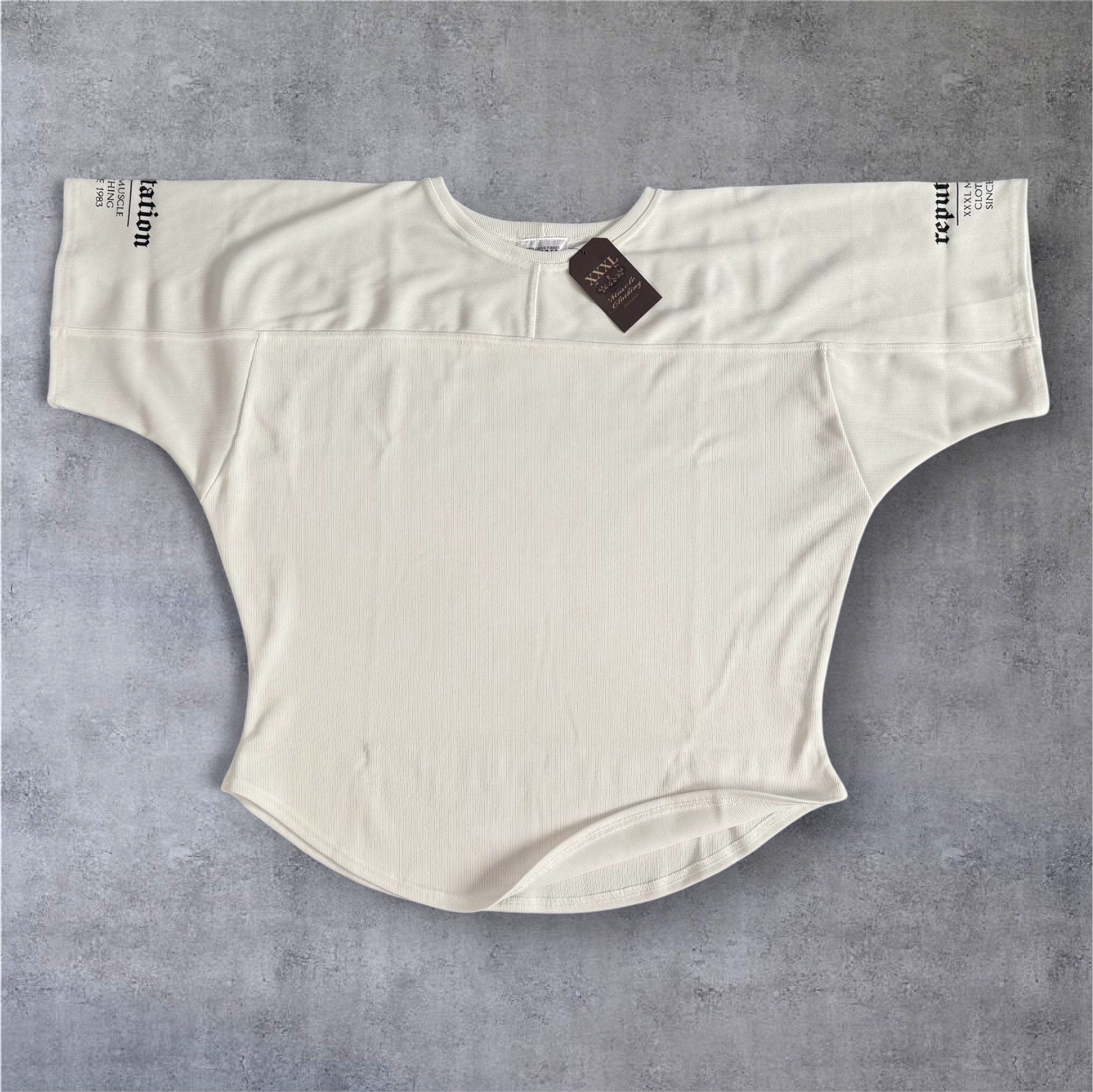 " Reputation " Oversized Rag Top - Ghost White