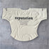 " Reputation " Oversized Rag Top - Ghost White