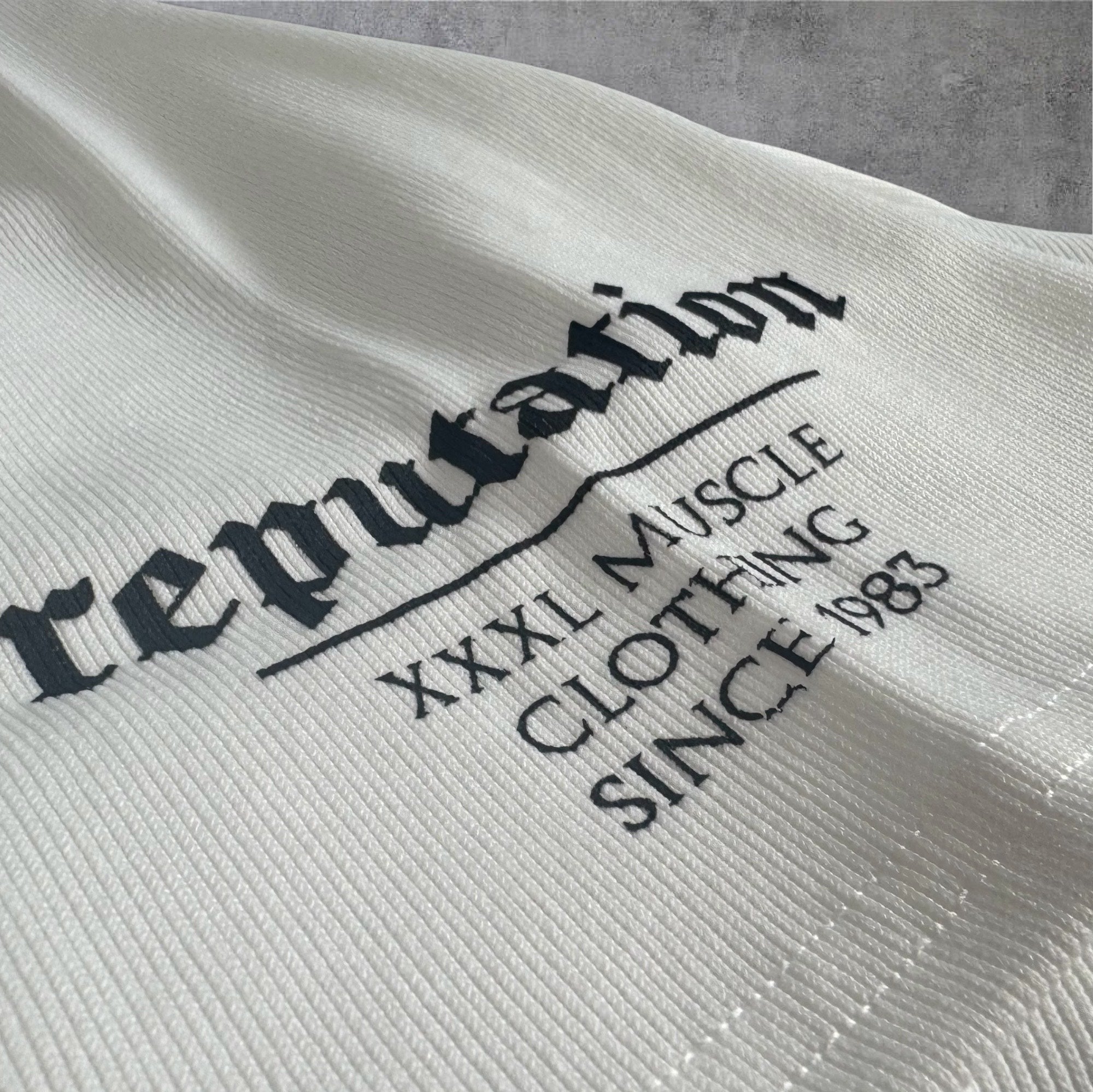 " Reputation " Oversized Rag Top - Ghost White