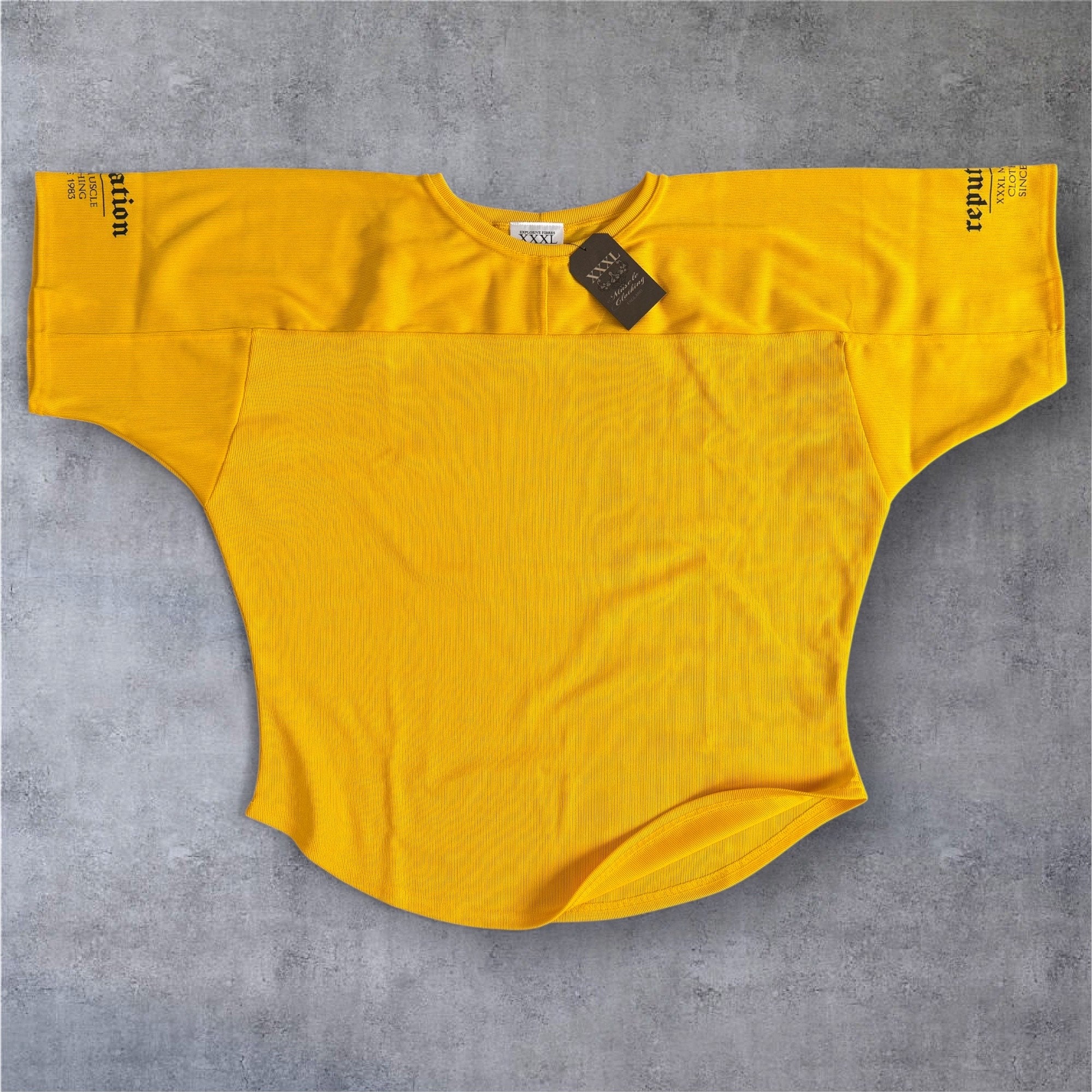 " Reputation " Oversized Rag Top - Pineapple Yellow