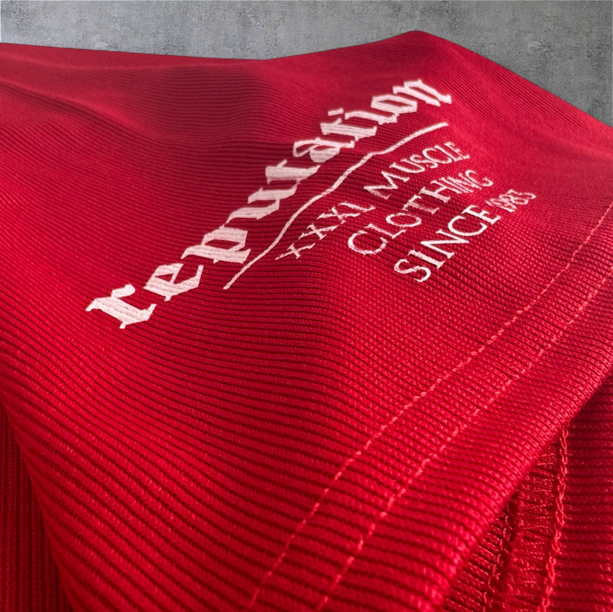 " Reputation " Oversized Rag Top - Scarlet Red