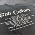 " Sub Culture " Old-school towelling Rag Top - Black