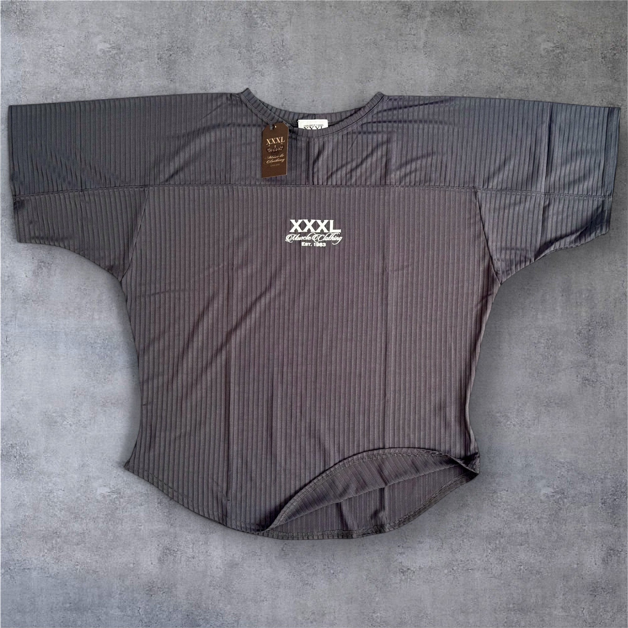 "Victory Anniversary Logo" Training Rag Top - Charcoal Grey
