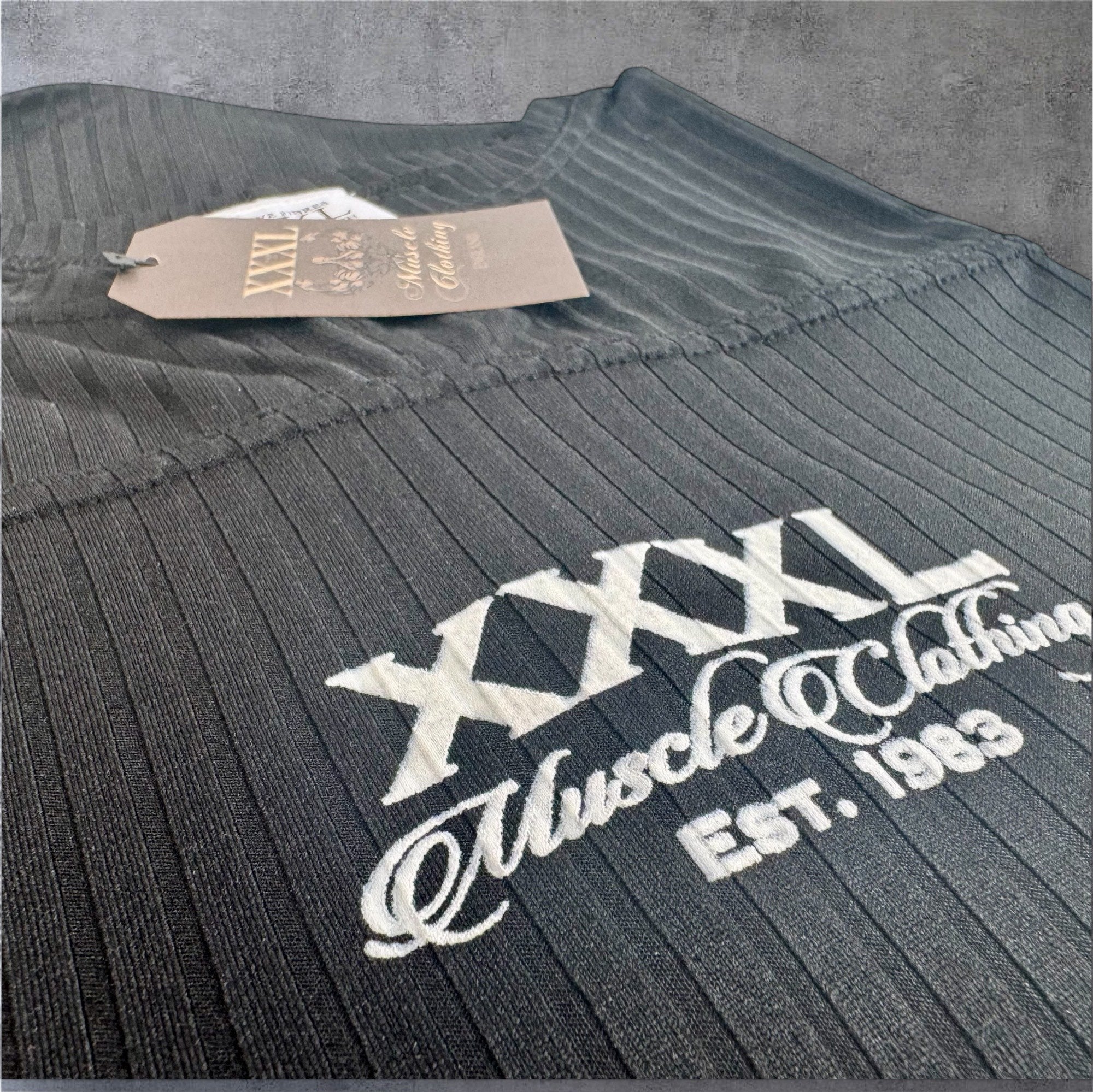 "Victory Anniversary Logo" Training Rag Top - Black