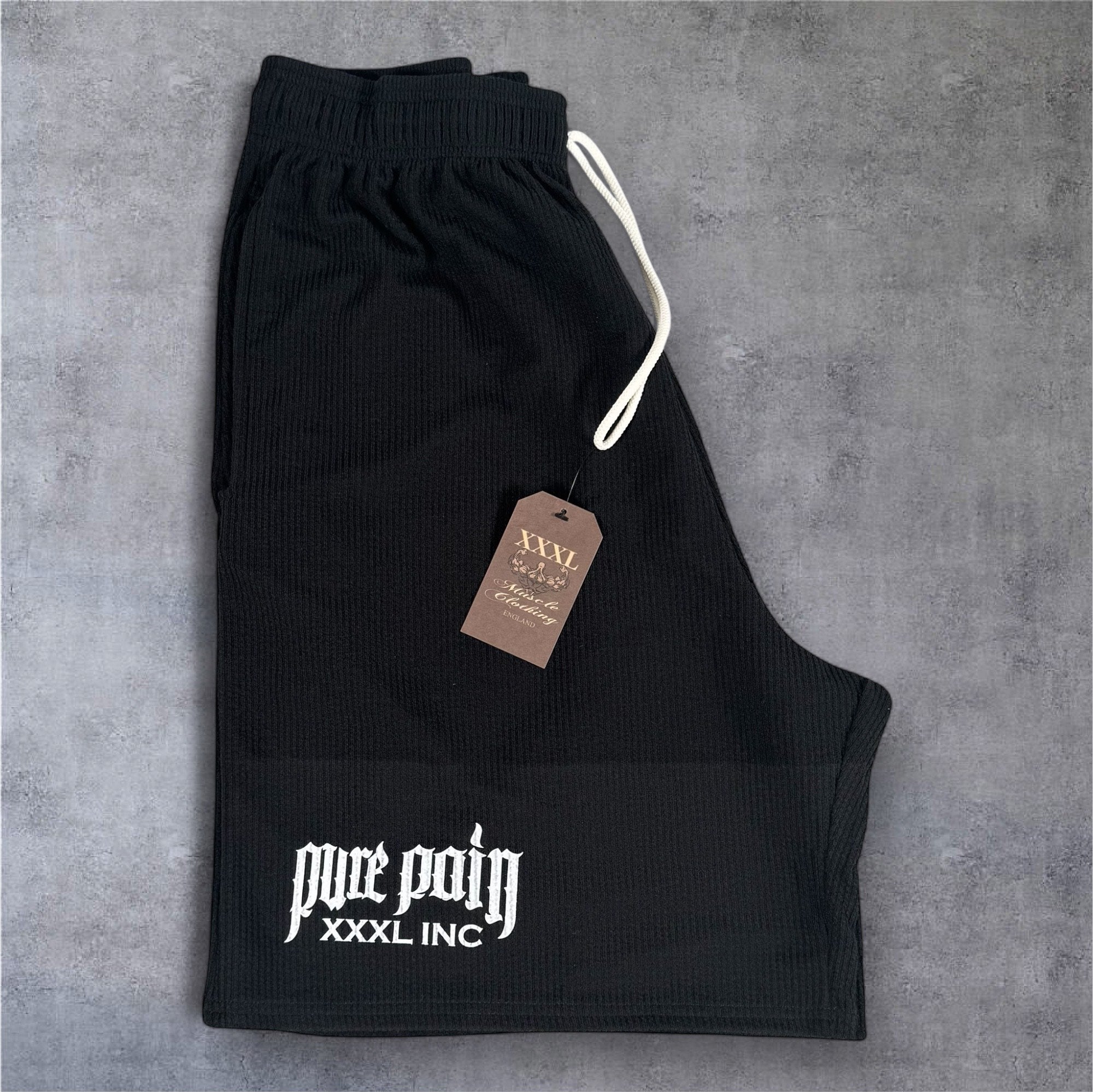 "Pure Pain" Shorts -Black