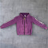 "Victory" Oversized Zip Hood  - Stonewash Berry