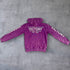"Victory" Oversized Zip Hood  - Stonewash Berry
