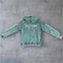 "Victory" Oversized Zip Hood  - Stonewash Blue