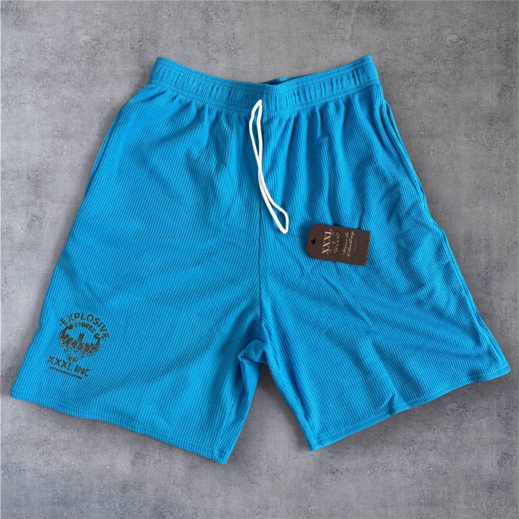 "Profile" Thermal Shorts -Azure Blue