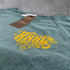 "Scrolled XXXL inc" Vintage Wash Ragtop - Washed Teal