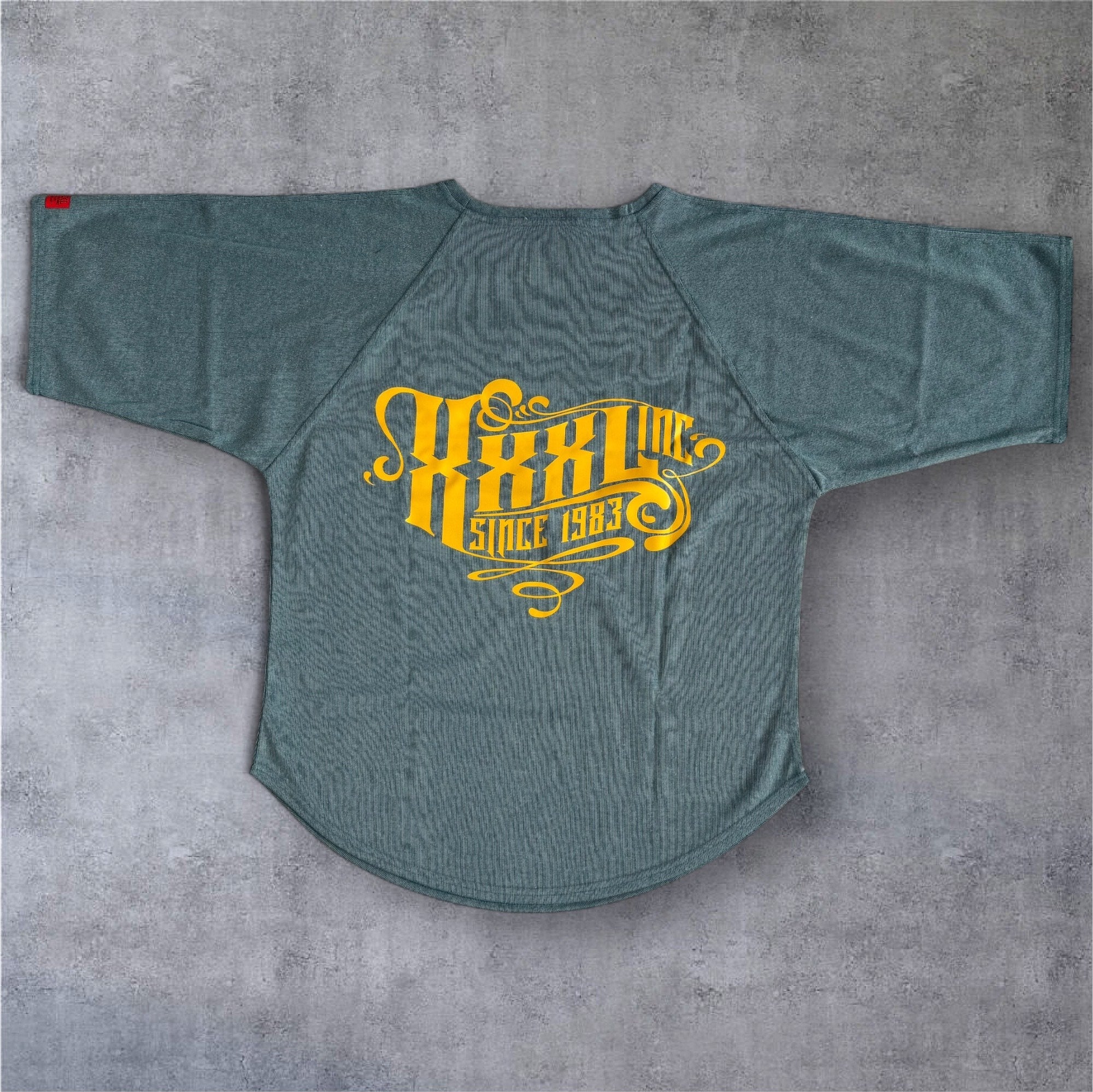 "Scrolled XXXL inc" Vintage Wash Ragtop - Washed Teal