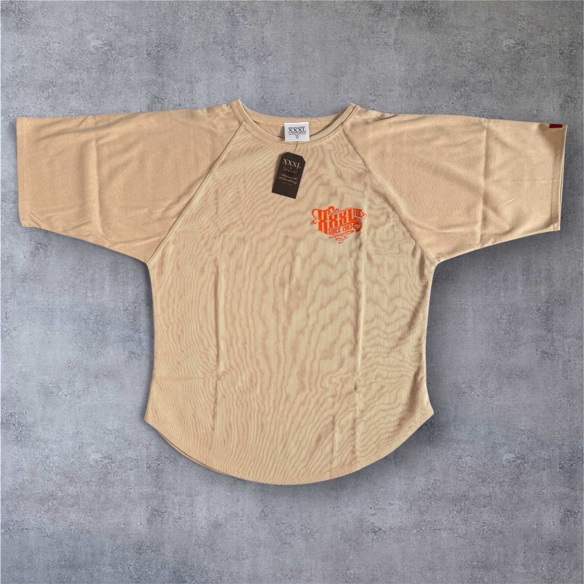 "Scrolled XXXL Inc" Vintage Wash Ragtop - Washed Latte