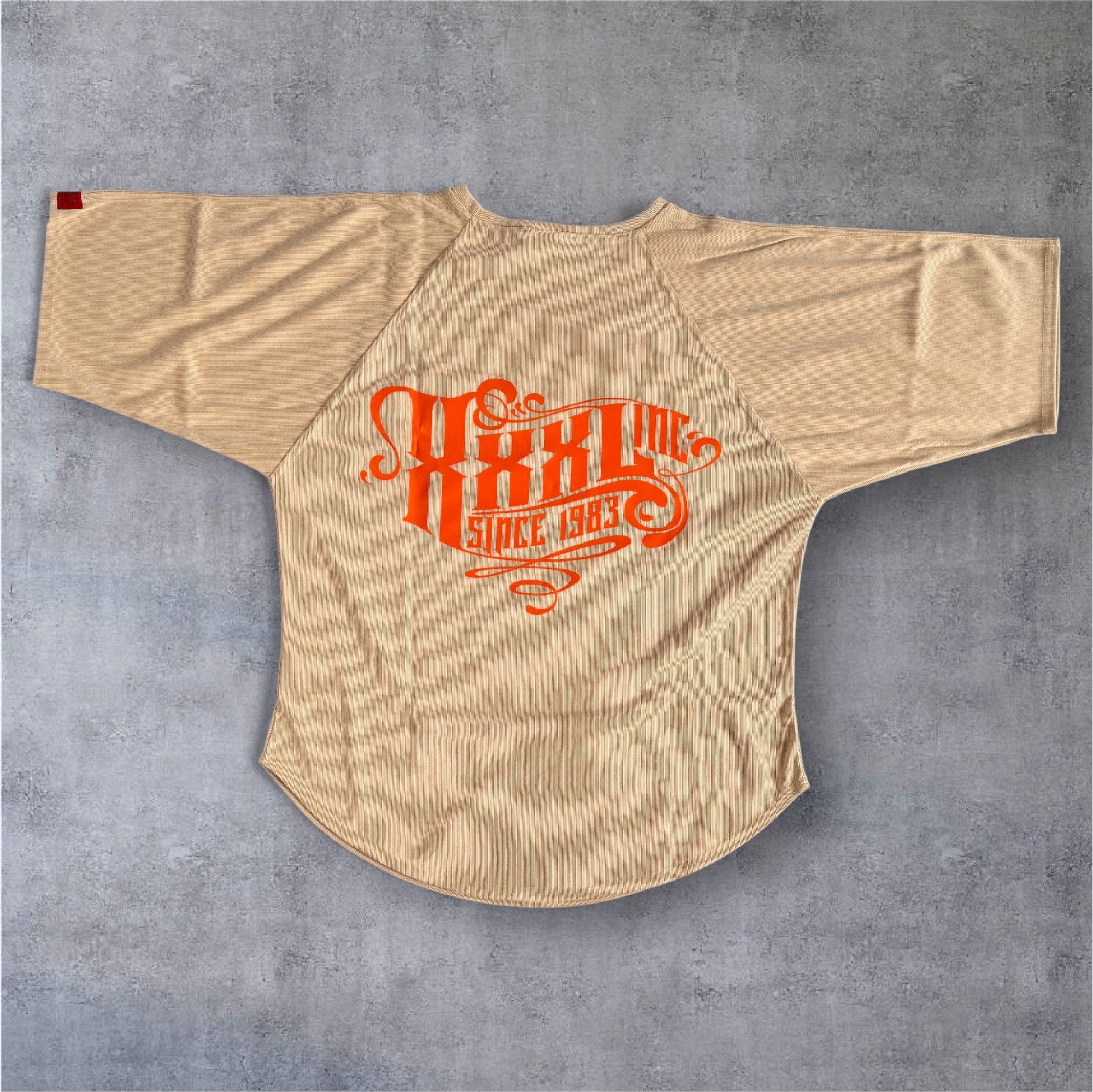 "Scrolled XXXL Inc" Vintage Wash Ragtop - Washed Latte