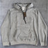 "Embossed " Pouch Hoodie - Smoke