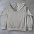 "Embossed " Pouch Hoodie - Smoke