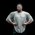" Body Builder " Oversized Super Soft Rag Top- Stone Grey