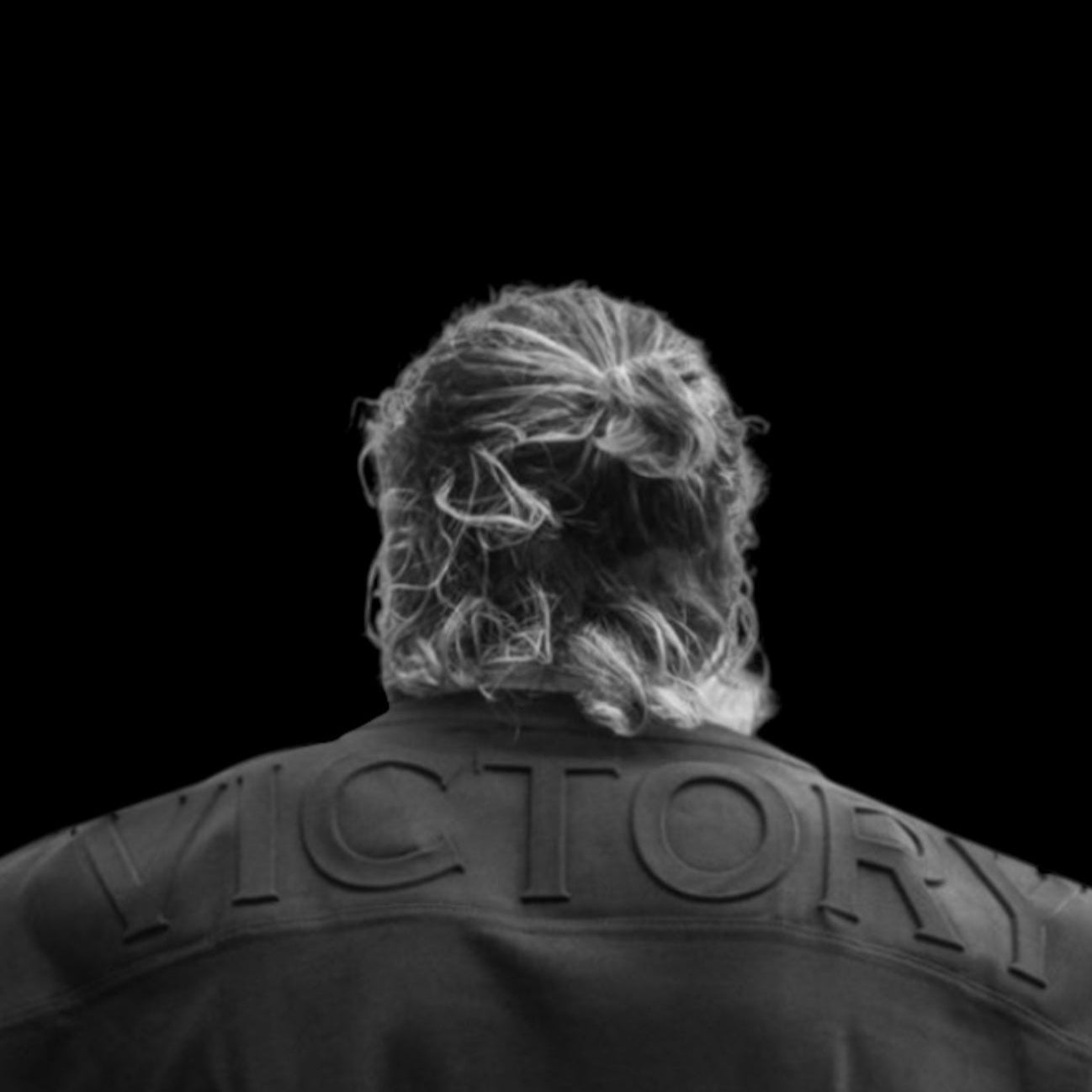 " Victory" Embossed Rag Top - Black