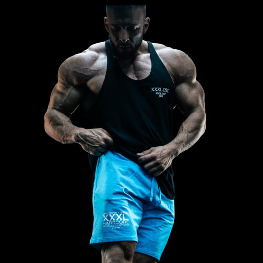 "Classic XXXL" Stretch Shorts - Azure Blue