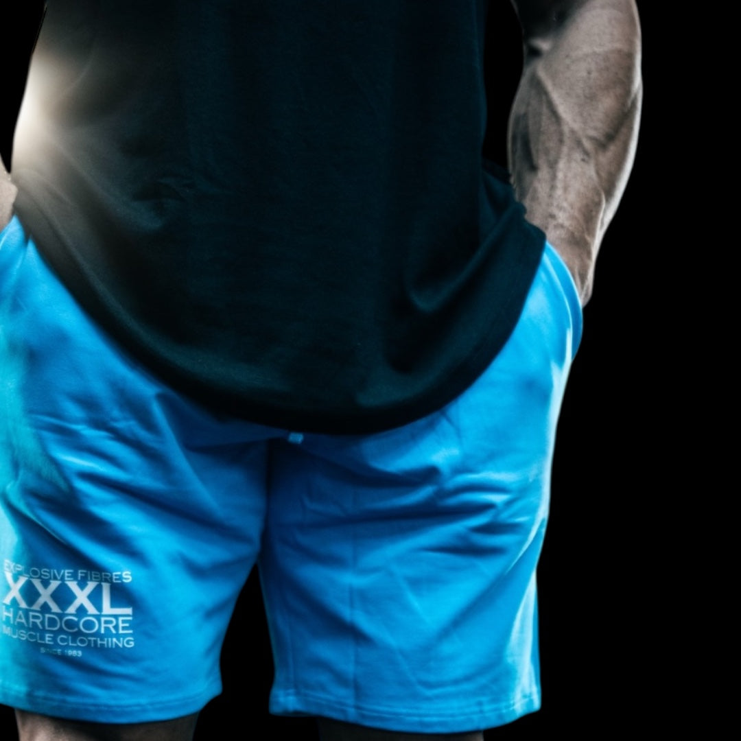 "Classic XXXL" Stretch Shorts - Azure Blue