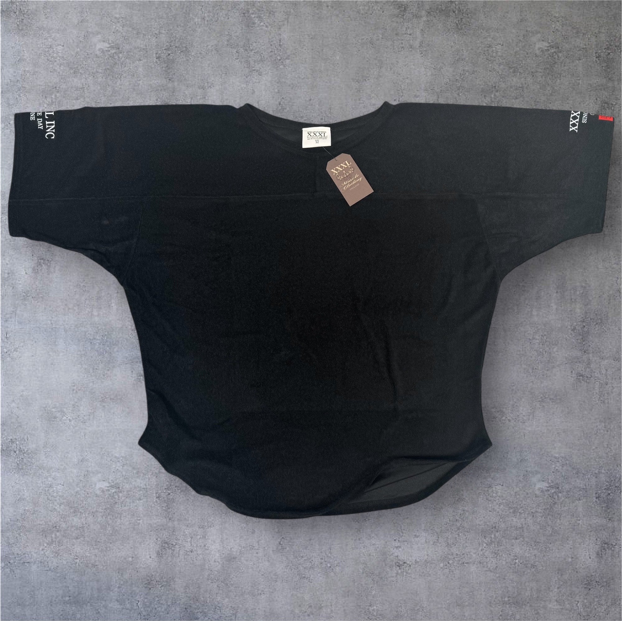 " Body Builder " Oversized Super Soft Rag Top - Carbon