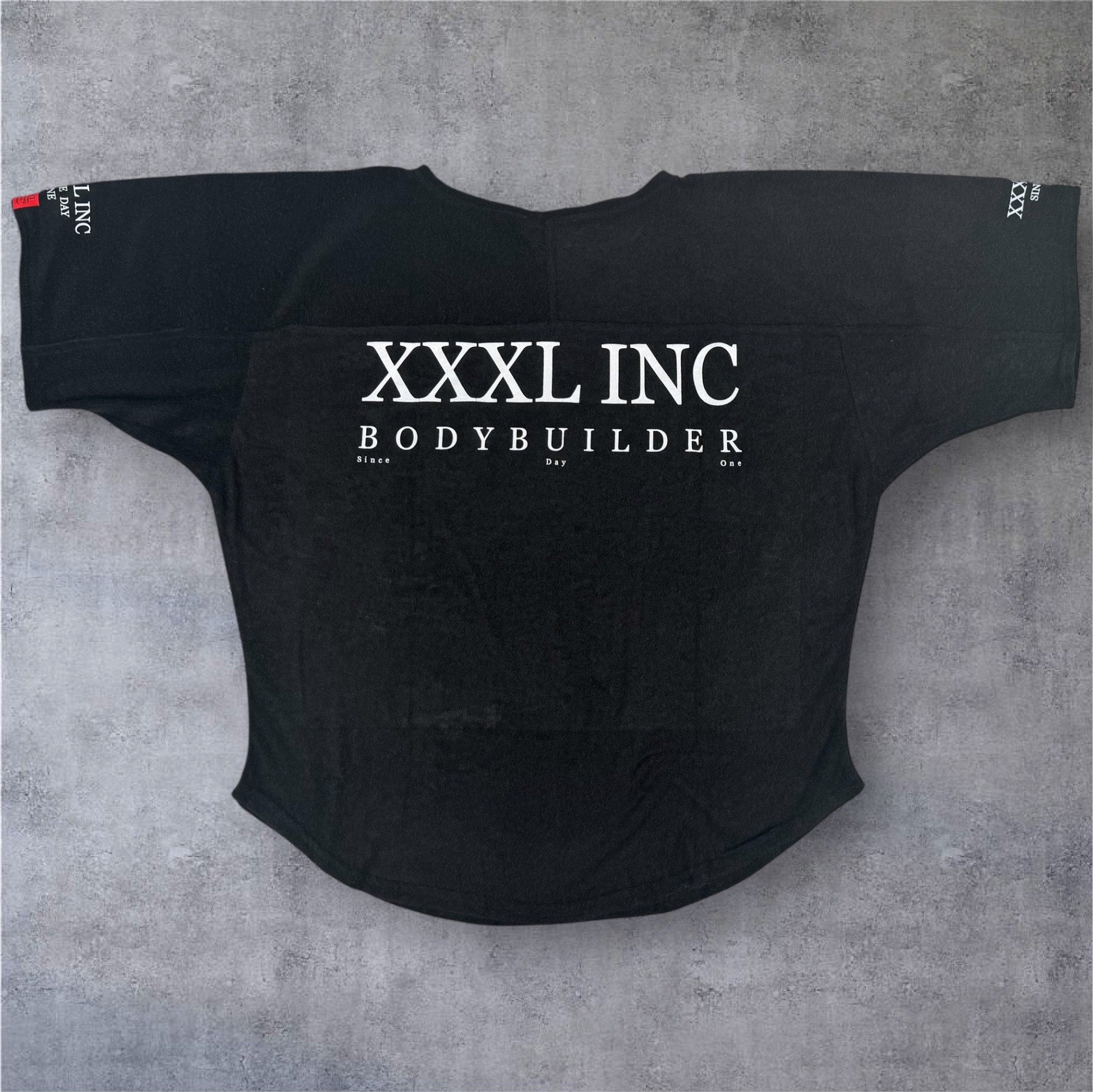 " Body Builder " Oversized Super Soft Rag Top - Carbon