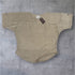 " Body Builder " Oversized Super Soft Rag Top- Stone Grey