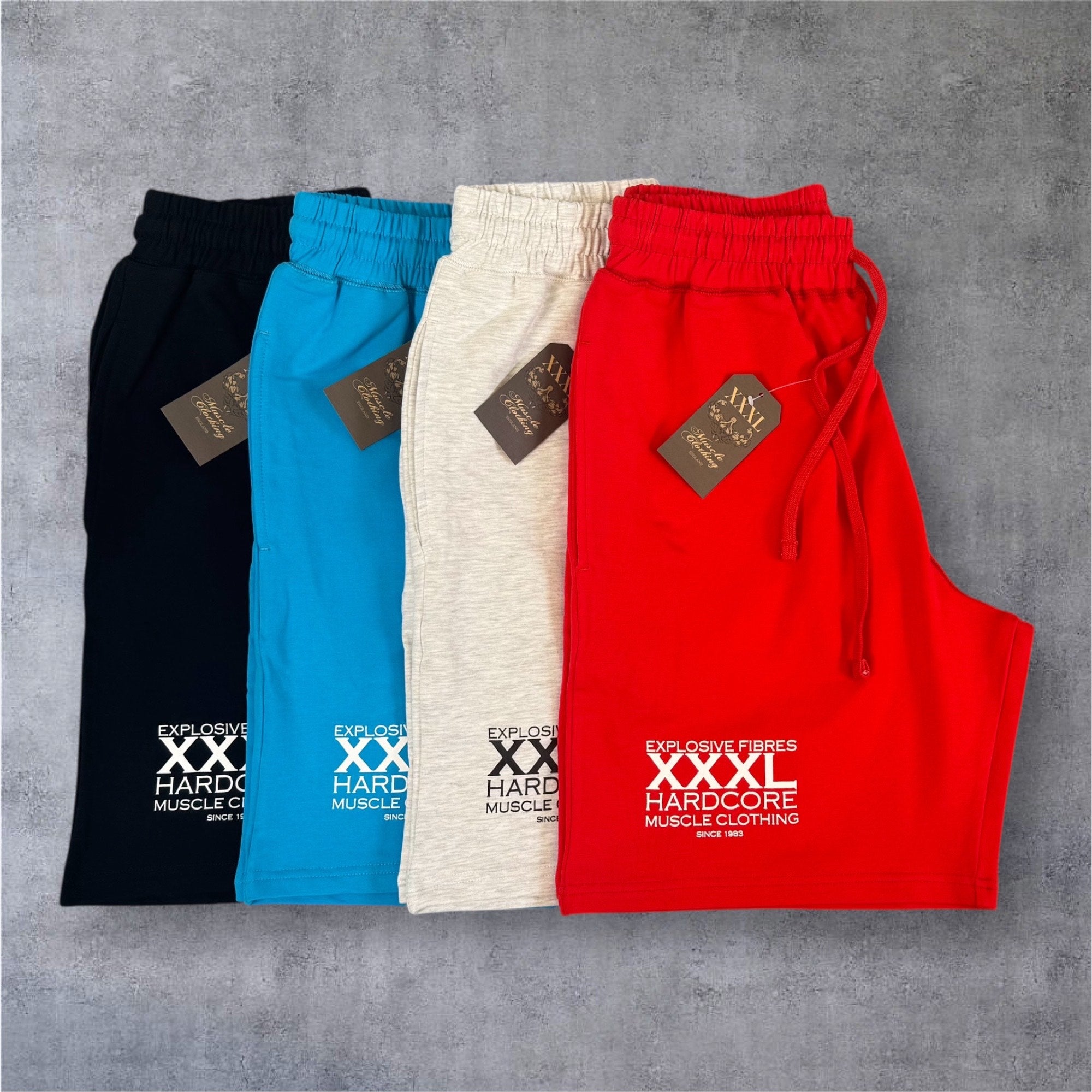 "Classic XXXL" Stretch Shorts - Ash Grey