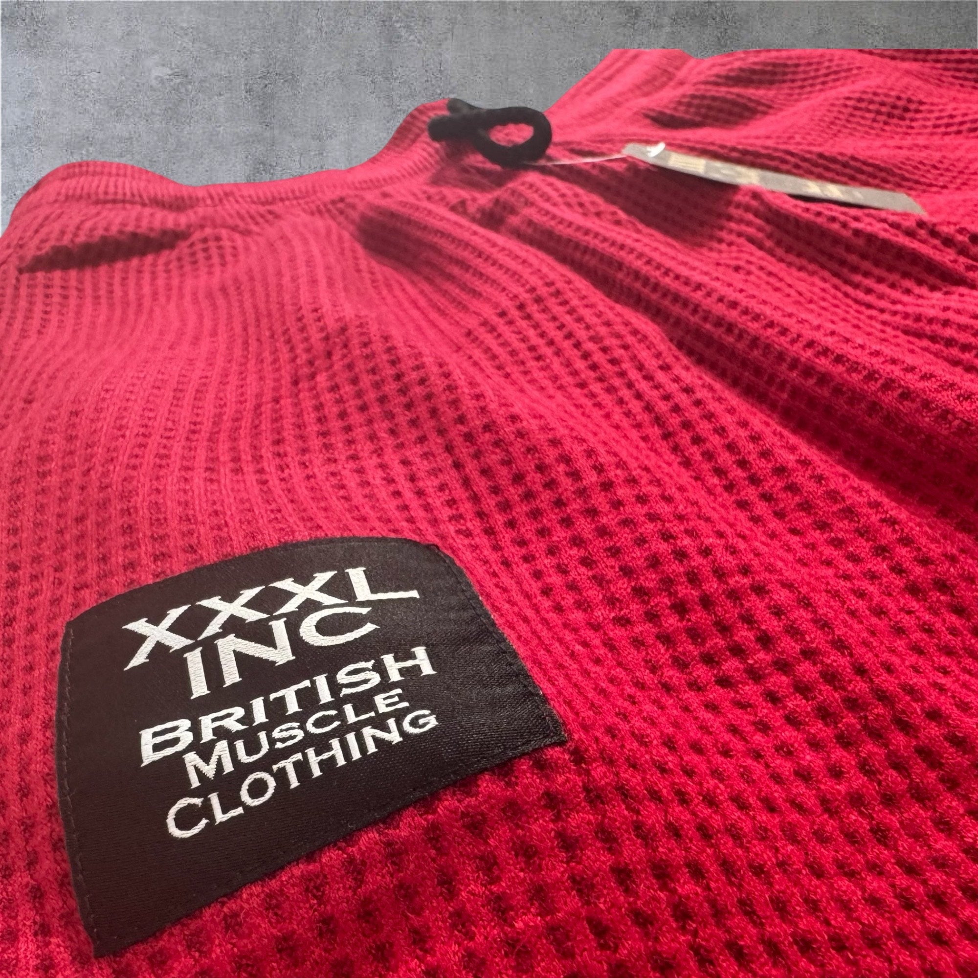 Stretch Thermal Waffle Full Cut Pant -Dark Red