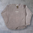 "Low Key XXXL embroidered" Stretch Thermal Waffle Sweat -Alloy Gray