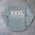 "Classic XXXL Logo" Vintage Wash Top stitched Sweat - Pool Blue (Limited Edition)