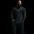 Stretch Thermal Waffle Full Cut Pant - Black
