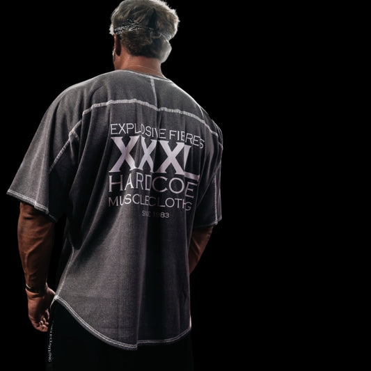 "Classic XXXL Logo" Vintage Wash Loop  stitched Rag Top - Anvil (Limited Edition)
