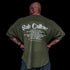 "Sub Culture " Training Rag Top - Military Green (white ink)