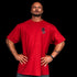 "Stacked XXXL Logo" Oversized Base T   - Red