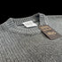 "XXXL INC Knit Logo" Chunky Knit Sweater - Rock Grey