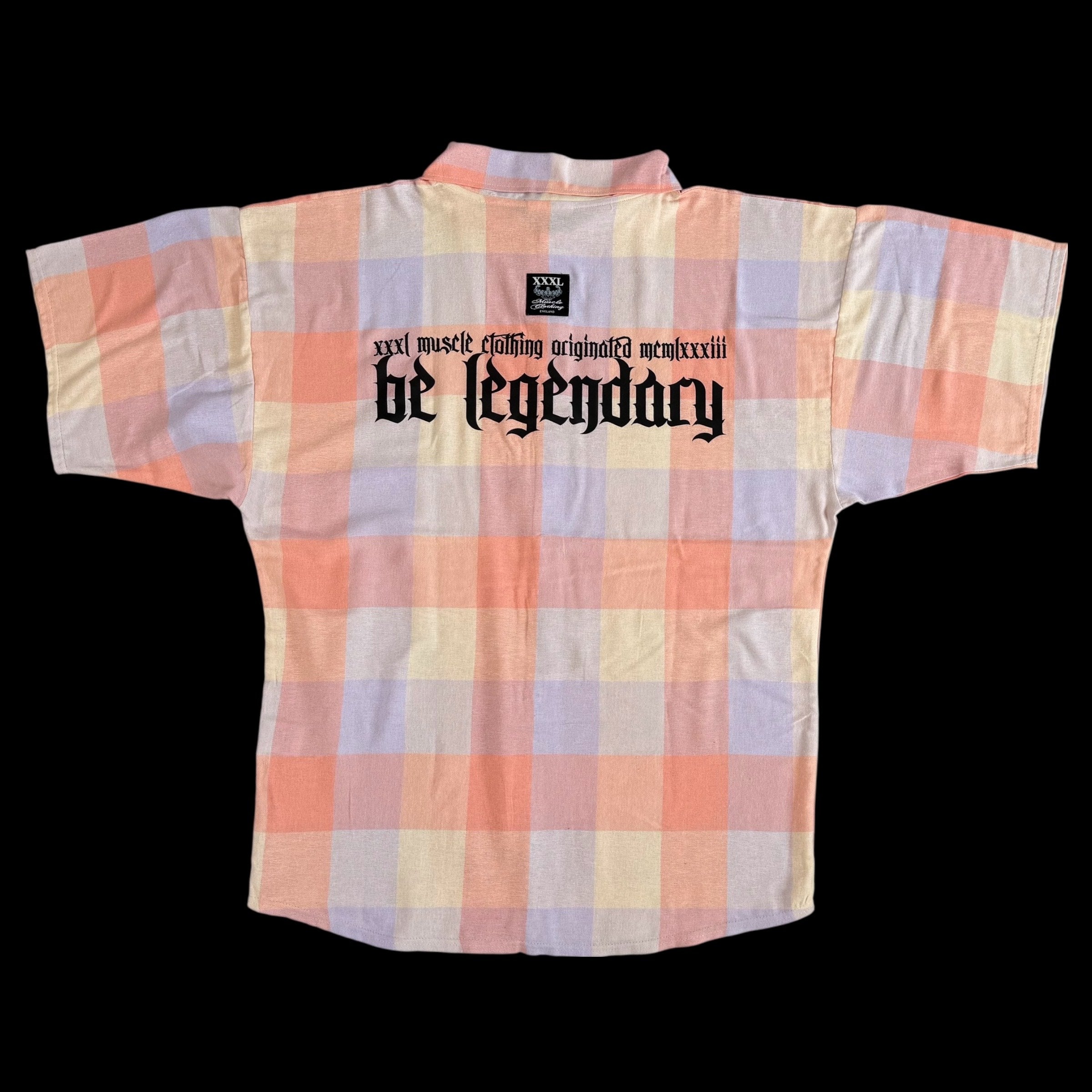 "Be Legendary" Oversized Muscle Shirt -Pastel