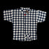 "Be Legendary" Oversized Muscle Shirt -Navy Plaid