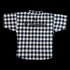 "Be Legendary" Oversized Muscle Shirt -Navy Plaid