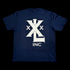 "Stacked XXXL Logo" Oversized Base T   - Navy
