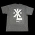 "Stacked XXXL Logo" Oversized Base T   - Ash Cloud