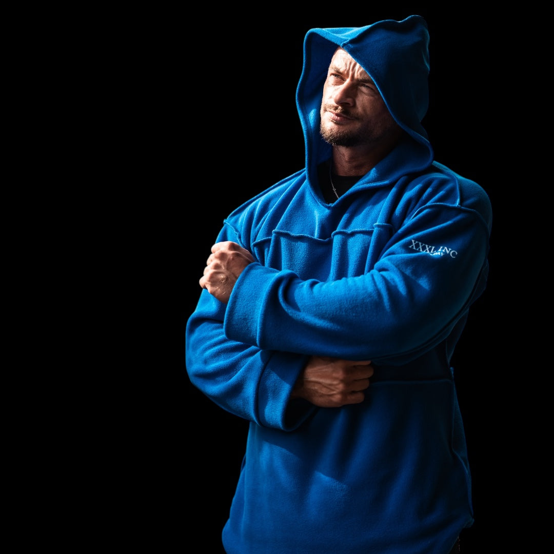 Our Infamous "Sinister" Polar Hoodie - Cobalt blue