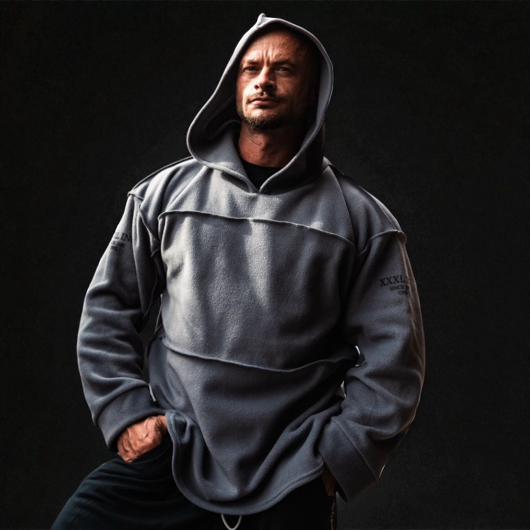 Our Infamous "Sinister" Polar Hoodie - Charred Grey