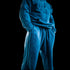 "XXXL INC Applique" Super Heavy 400gsm Straight Cut Pant -Blue