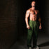 "XXXL INC Applique" Super Heavy 400gsm Straight Cut Pant -Military Green